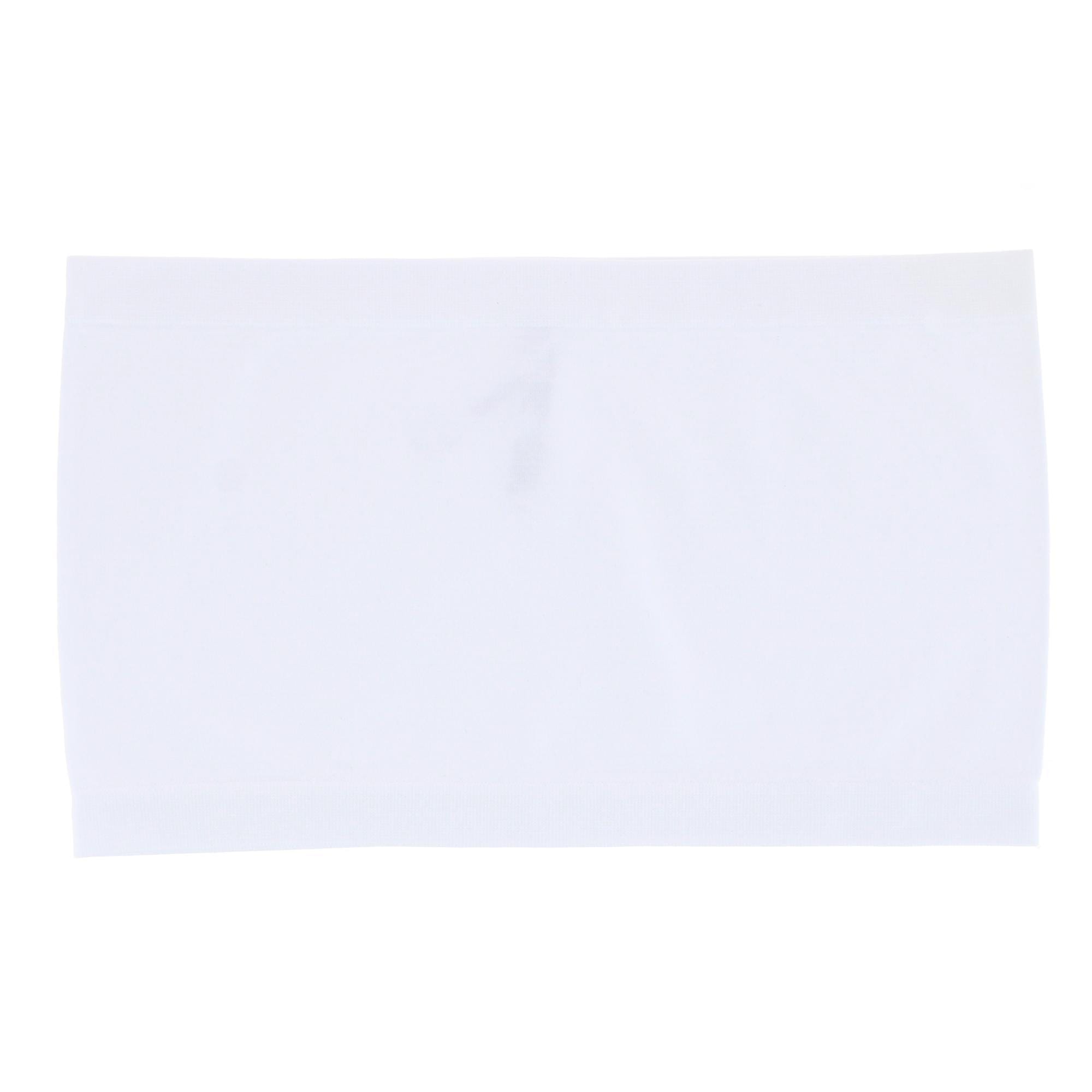 Mamia Women's Seamless No Pad Tube Bra (6 Pack) - White