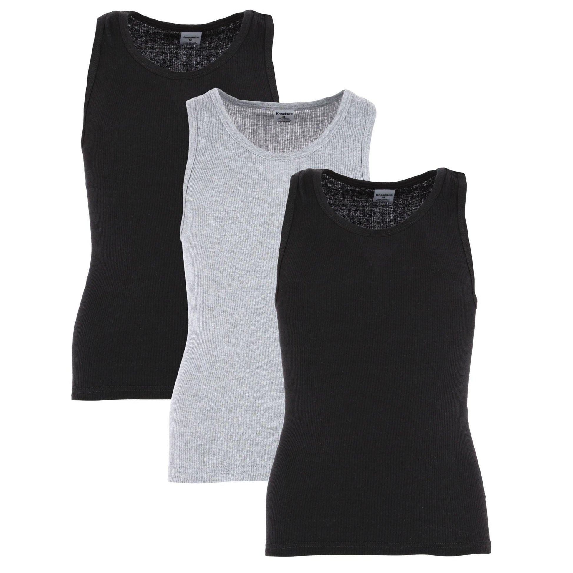 Knocker Boy's Assorted Color A-Shirts (3 Pack) - Multicolor