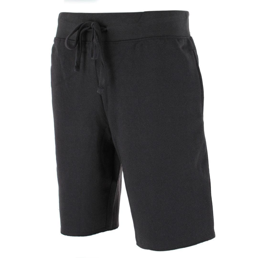 Knocker Men's Big & Tall Cotton Sweat Shorts - Black