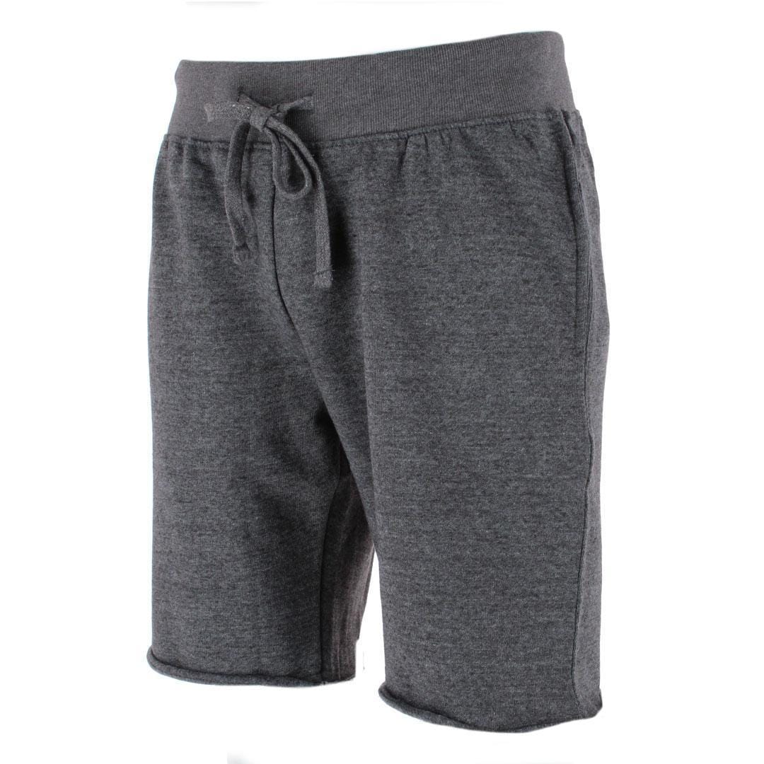 Knocker Men's Big & Tall Cotton Sweat Shorts - Charcoal