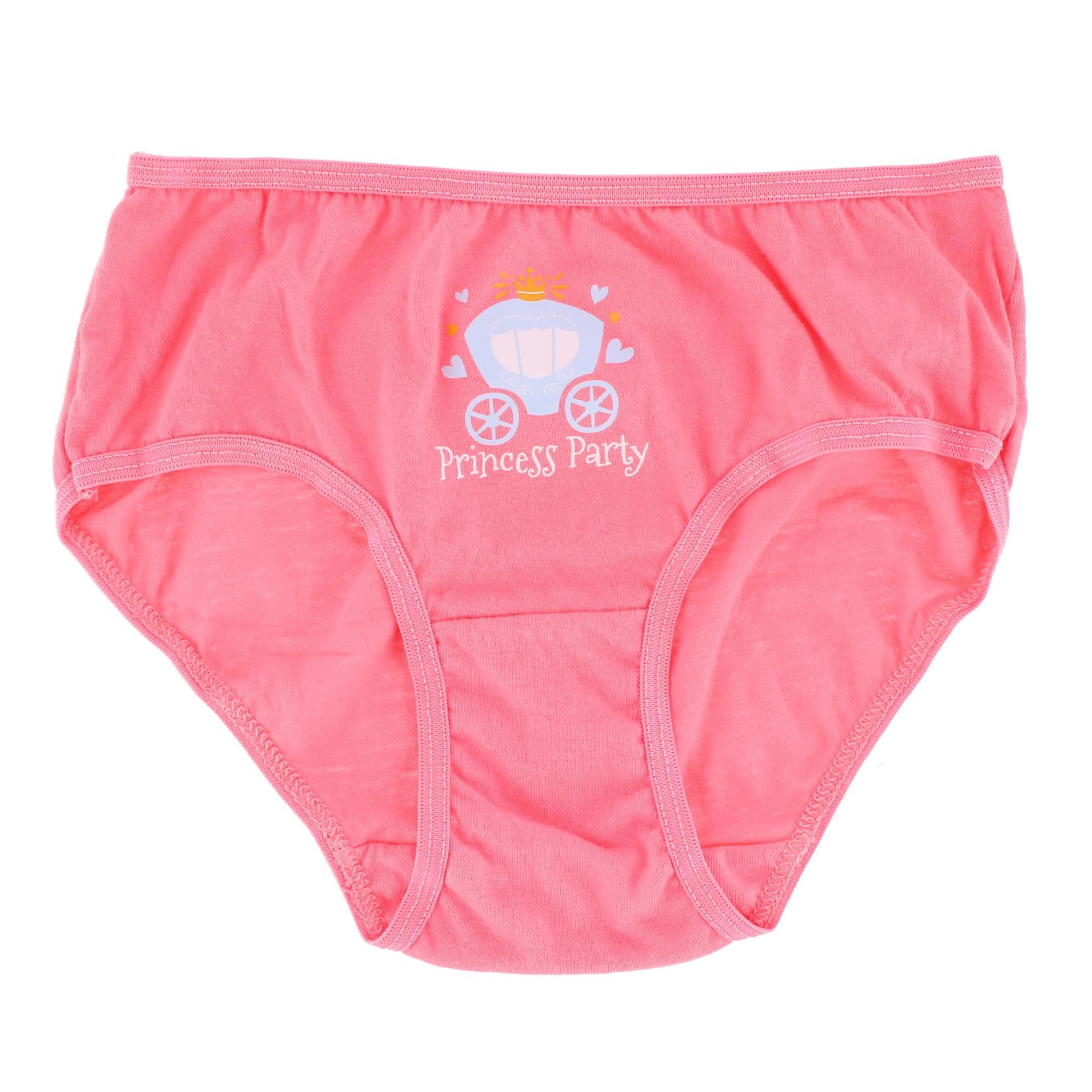 Mamia Girl's Cotton Princesses Bikini Panty (6 Pack) - Multicolor
