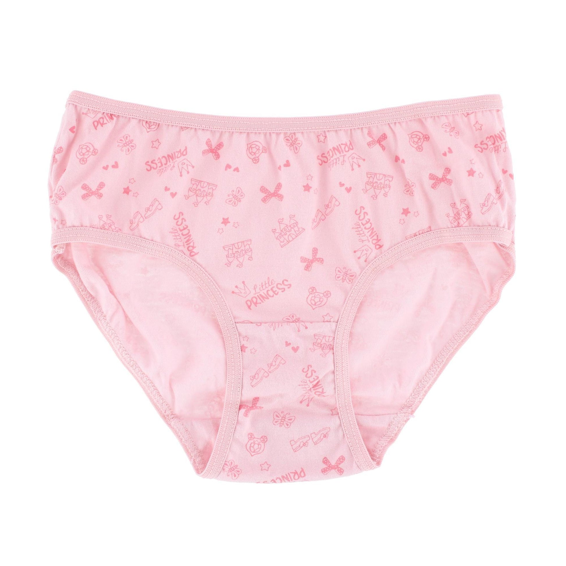 Mamia Girl's Cotton Princesses Bikini Panty (6 Pack) - Multicolor