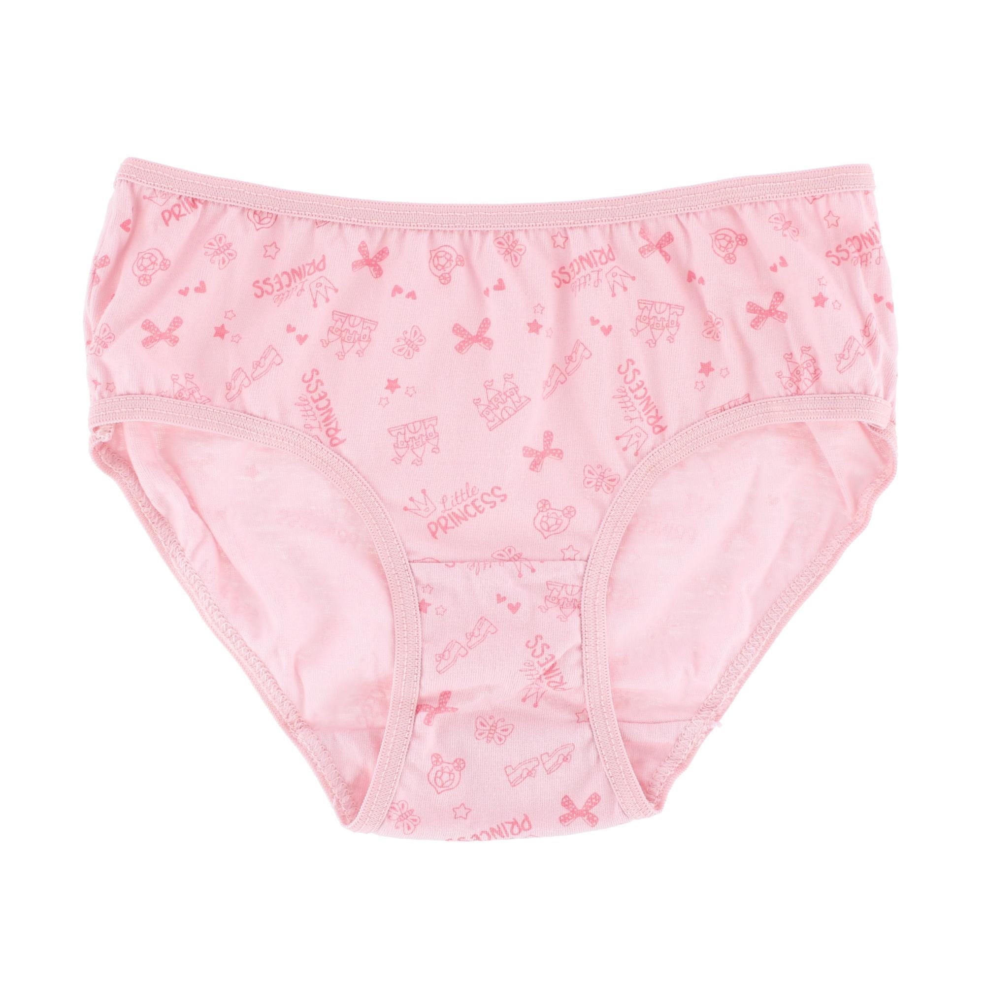 Mamia Girl's Cotton Princesses Bikini Panty (6 Pack) - Multicolor