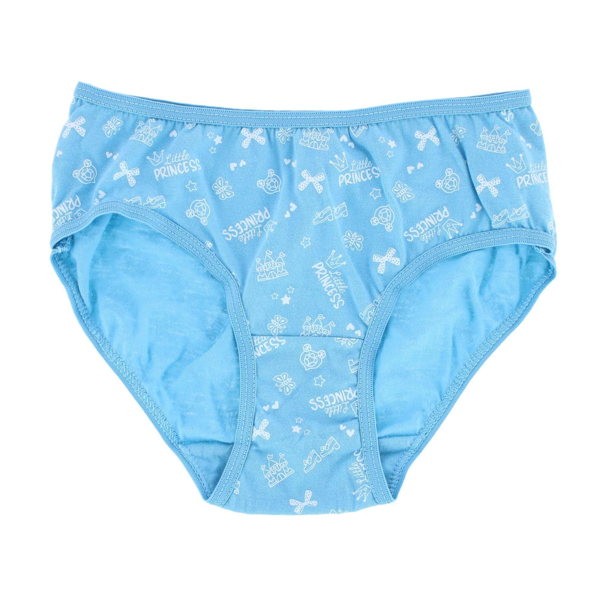 Mamia Girl's Cotton Princesses Bikini Panty (6 Pack) - Multicolor