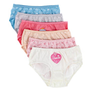 Girl's Cotton Princesses Bikini Panty (6 Pack)