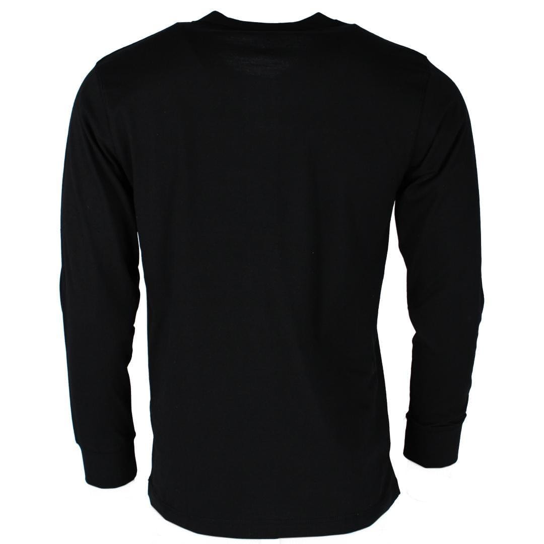 Knocker Men's Crewneck Henley Lounge Top - Black