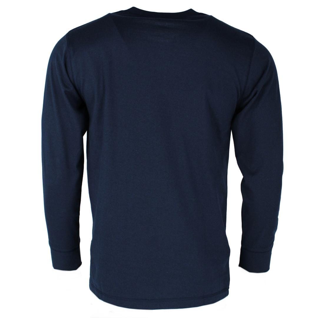 Knocker Men's Crewneck Henley Lounge Top - Navy