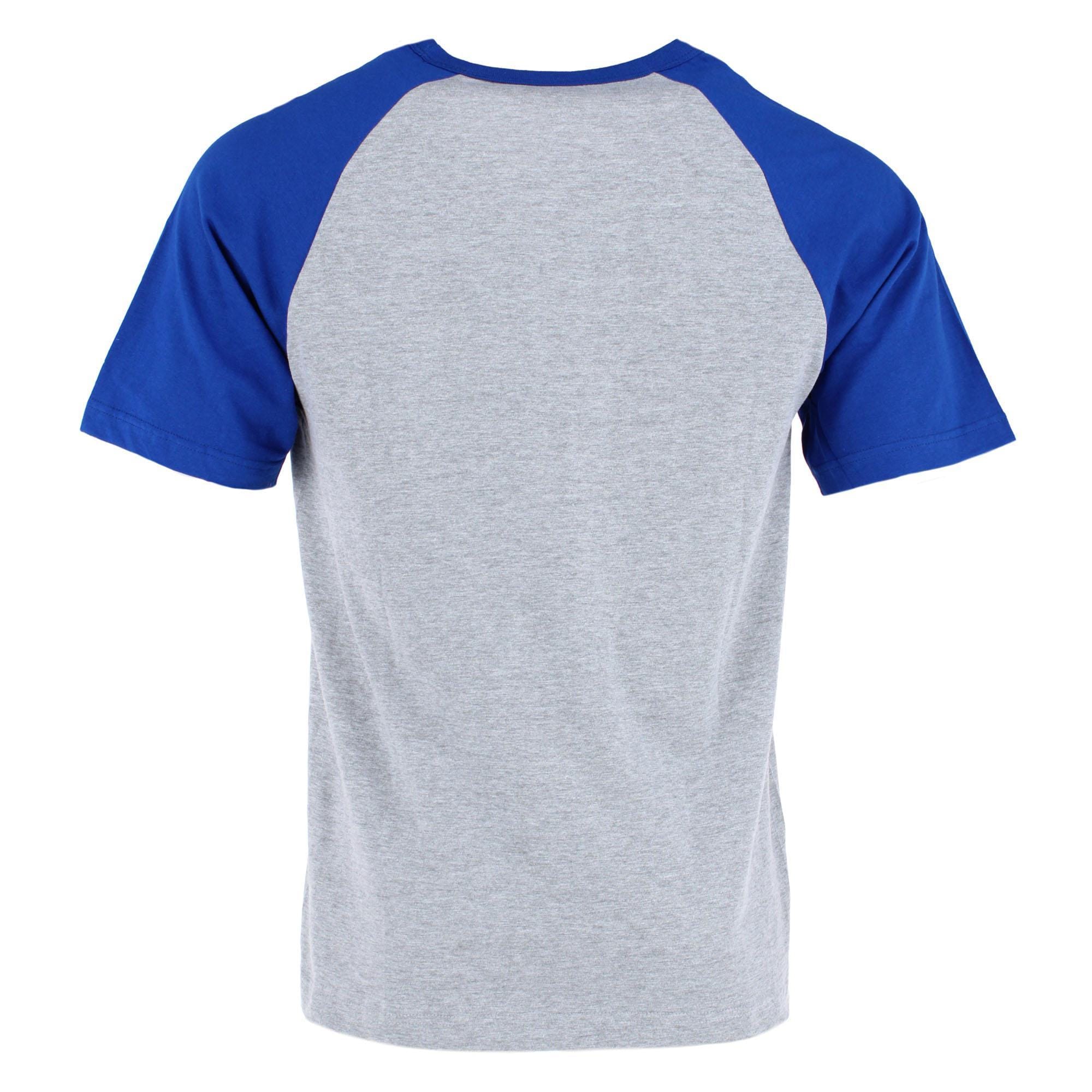 Top Pro Men's Short Sleeve Baseball Tee - Heather/Navy