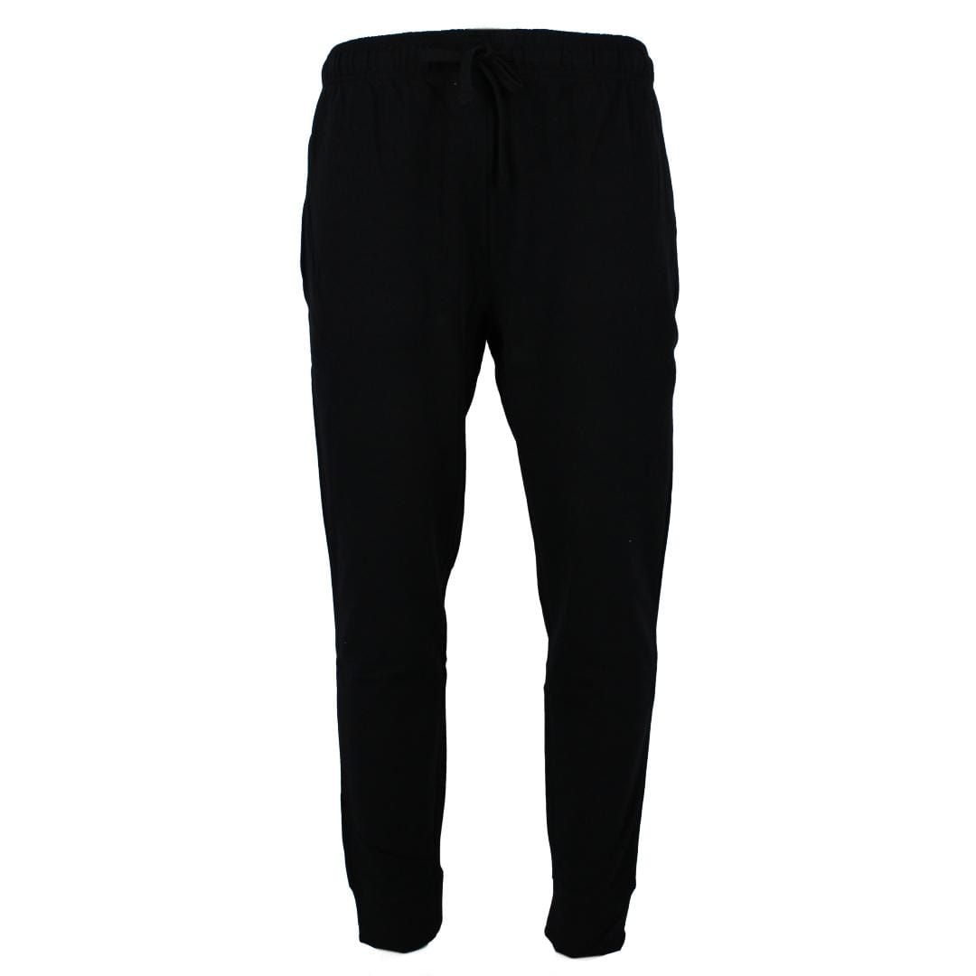 Knocker Men's Big & Tall Terry Jogger Lounge Pants - Black