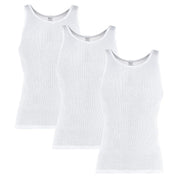 Men's SPAK White Basic A-Shirts (3 Pack)