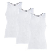 Men's SPAK Big & Tall White Basic A-Shirts (3 Pack)