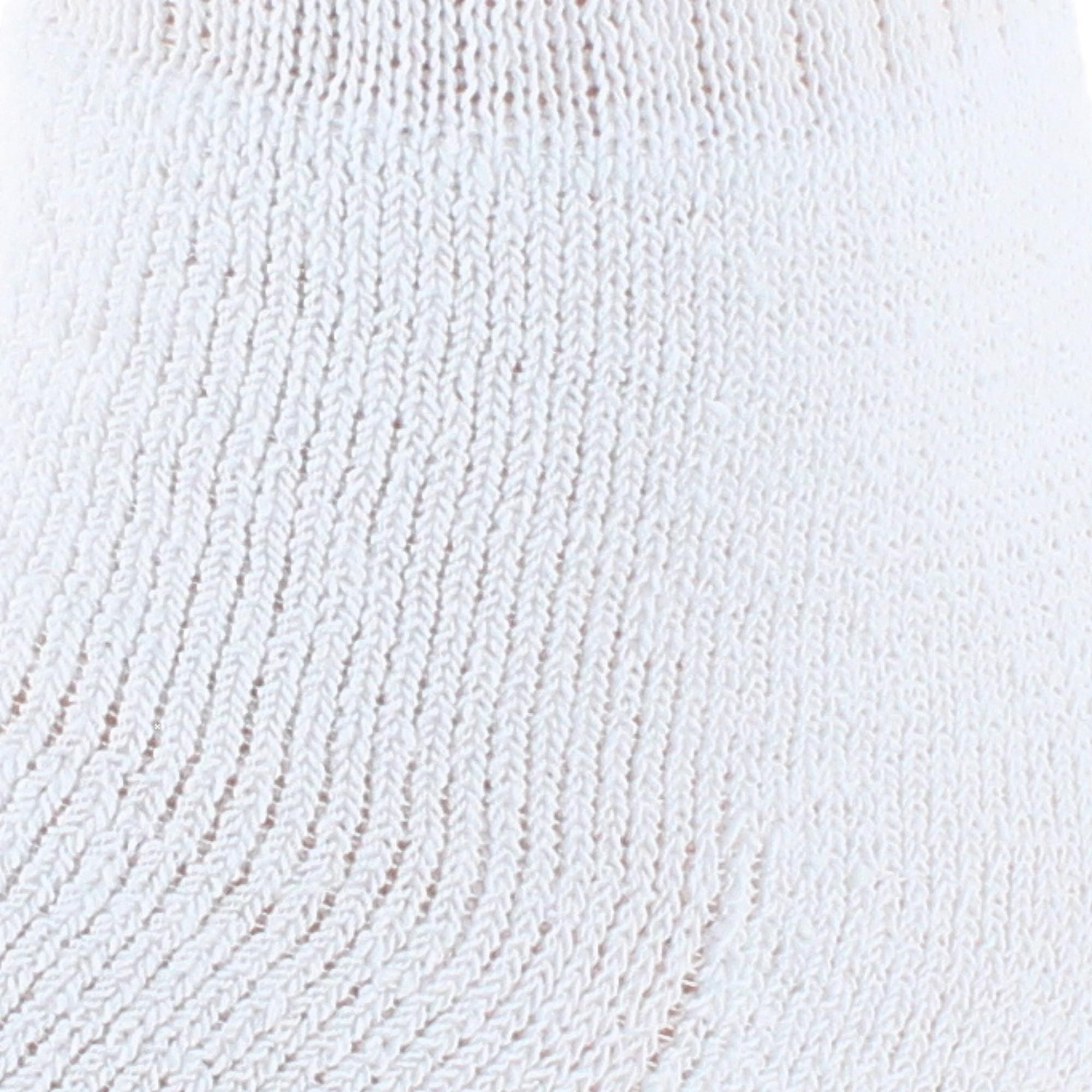 Knocker Men's Cotton Blend Crew Sport Socks (4 Pairs) - White