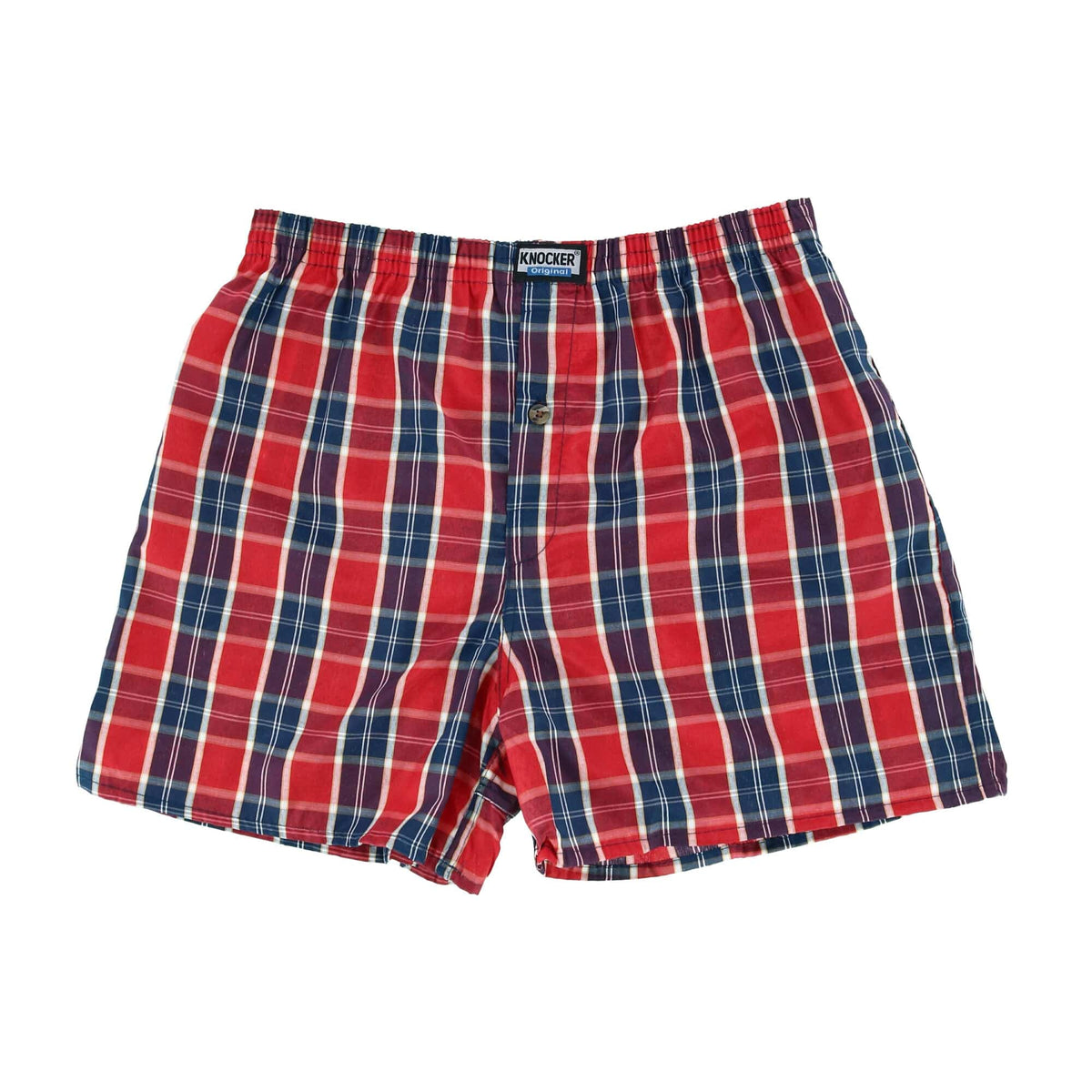 Knocker Men's Plaid Boxer Shorts (3 Pack) - Assorted