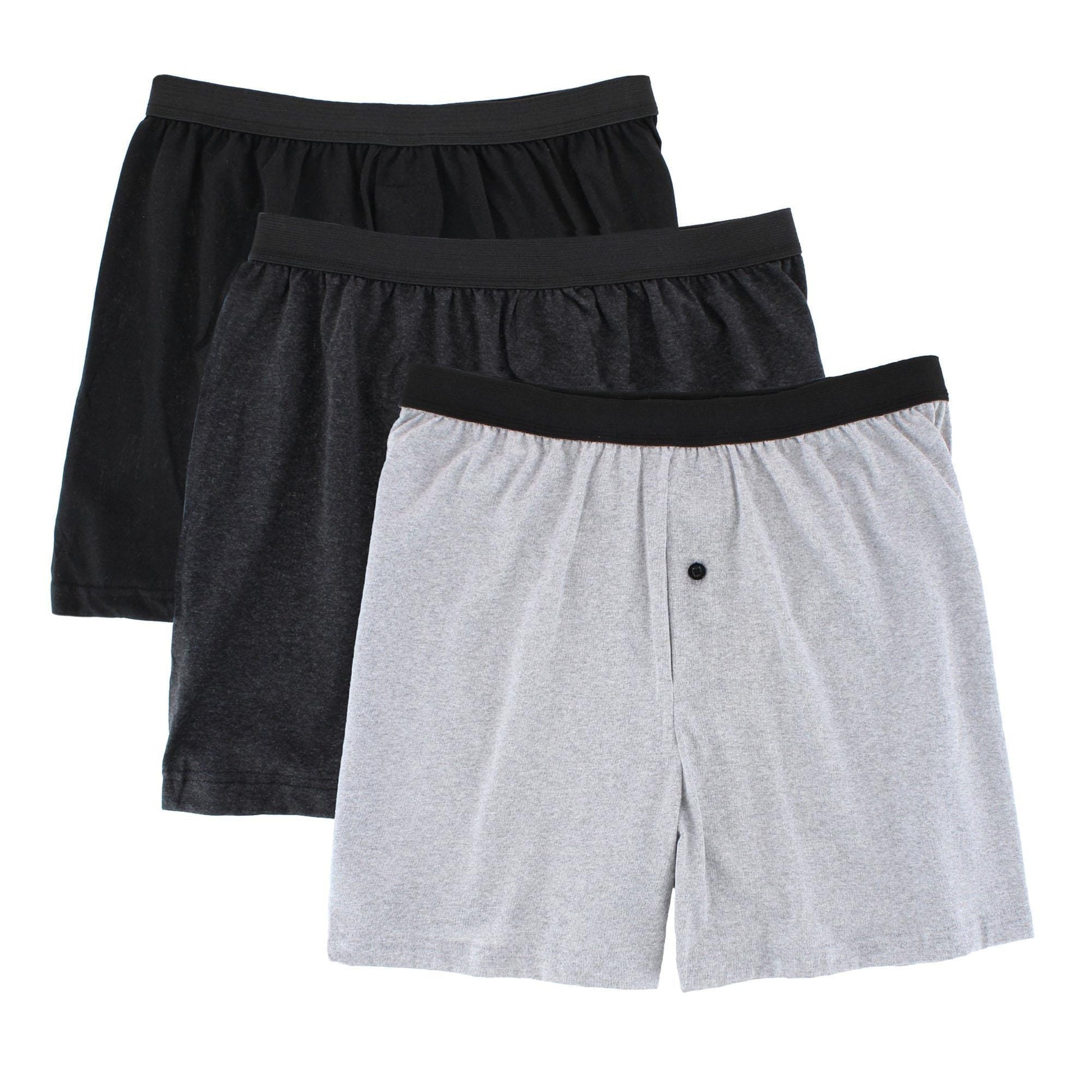 Knocker Men's Cotton Knit Boxers (3 Pack) - Men's Cotton Knit Boxers (3 Pack)