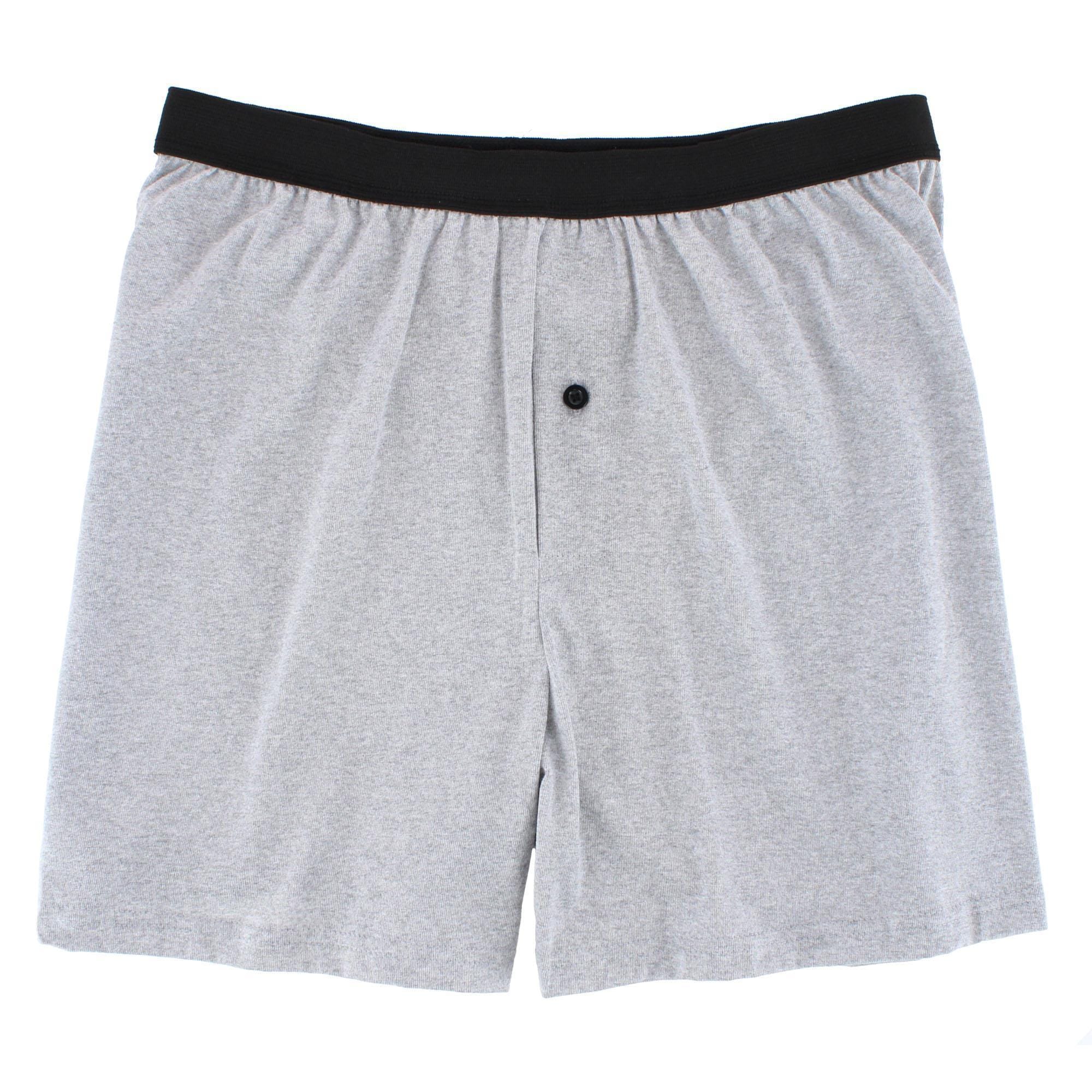 Knocker Men's Big & Tall Cotton Knit Boxers (3 Pack) - Multicolor