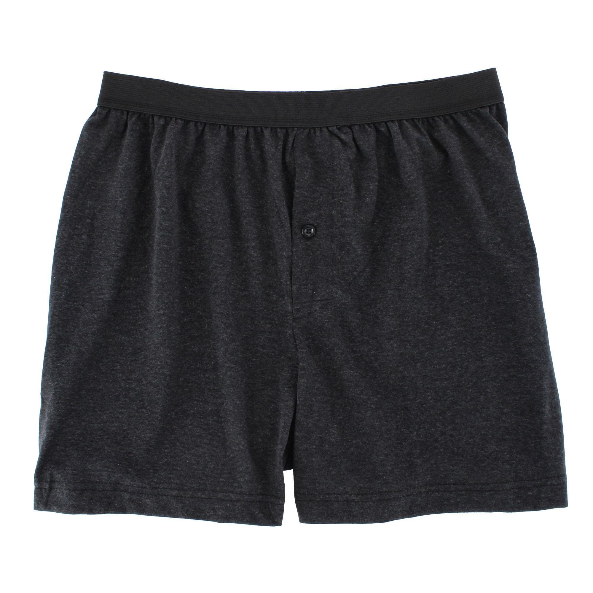Knocker Men's Big & Tall Cotton Knit Boxers (3 Pack) - Multicolor