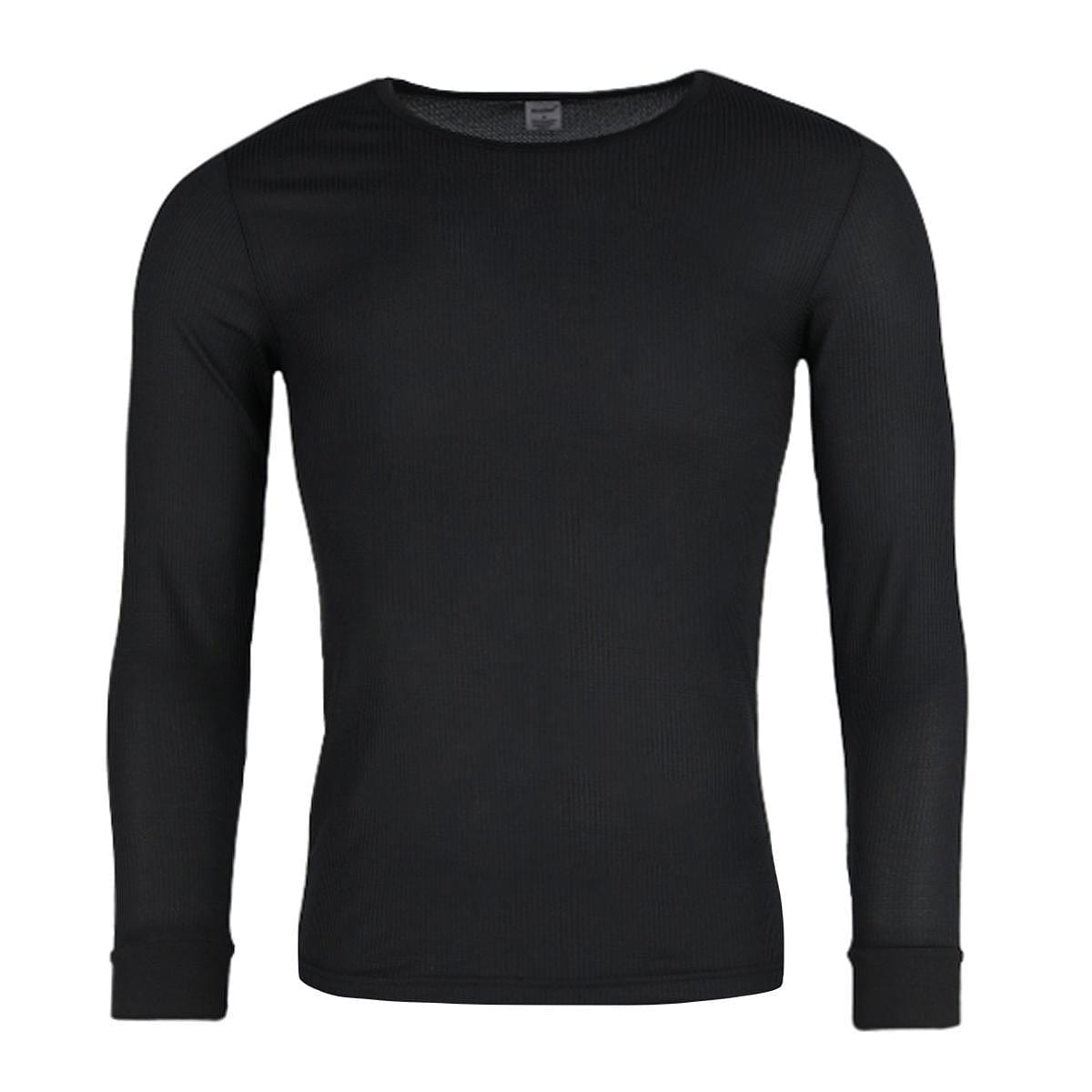 Knocker Men's Long Thermal Underwear Set - Black
