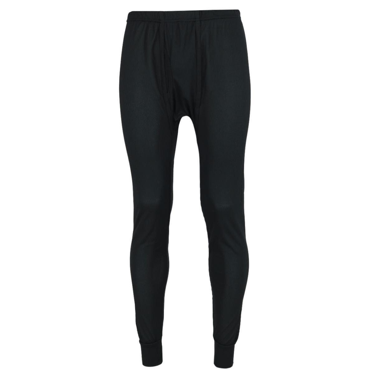 Knocker Men's Long Thermal Underwear Set - Black