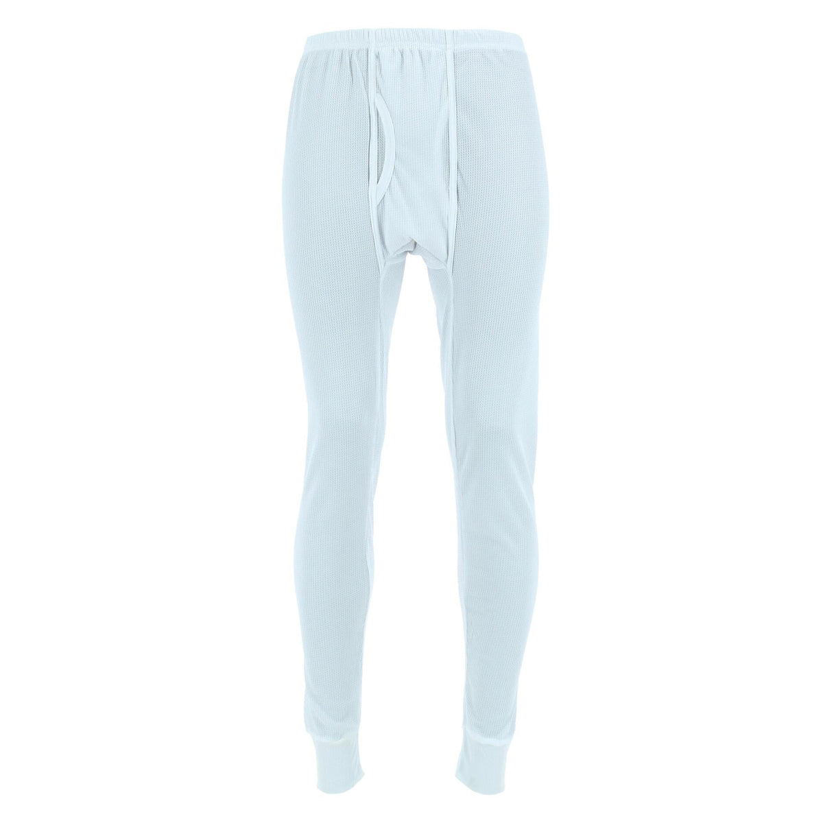 Knocker Men's Long Thermal Underwear Set - White