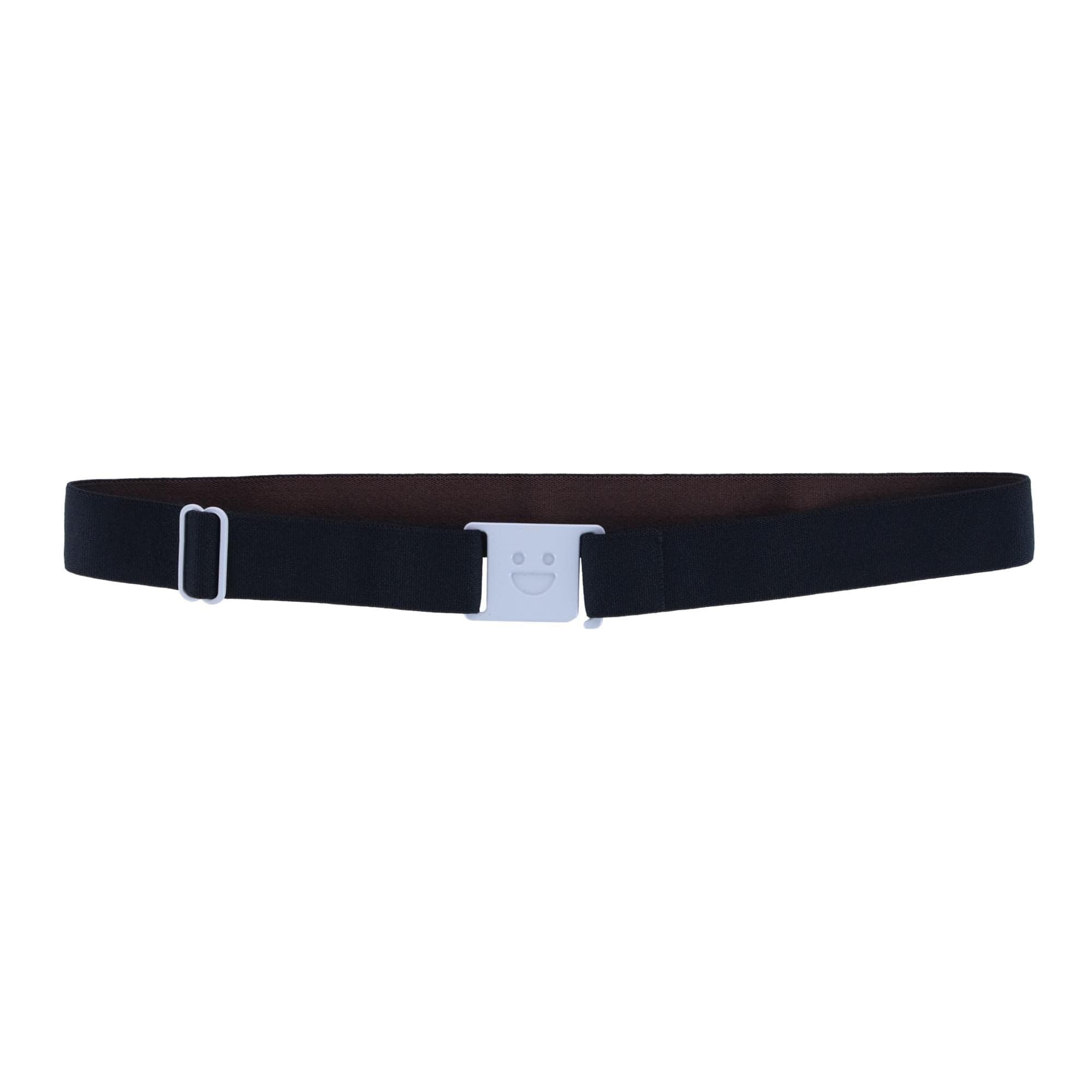Unbelts Kid's Smile Buckle 10-Year Stretch Belt - Black