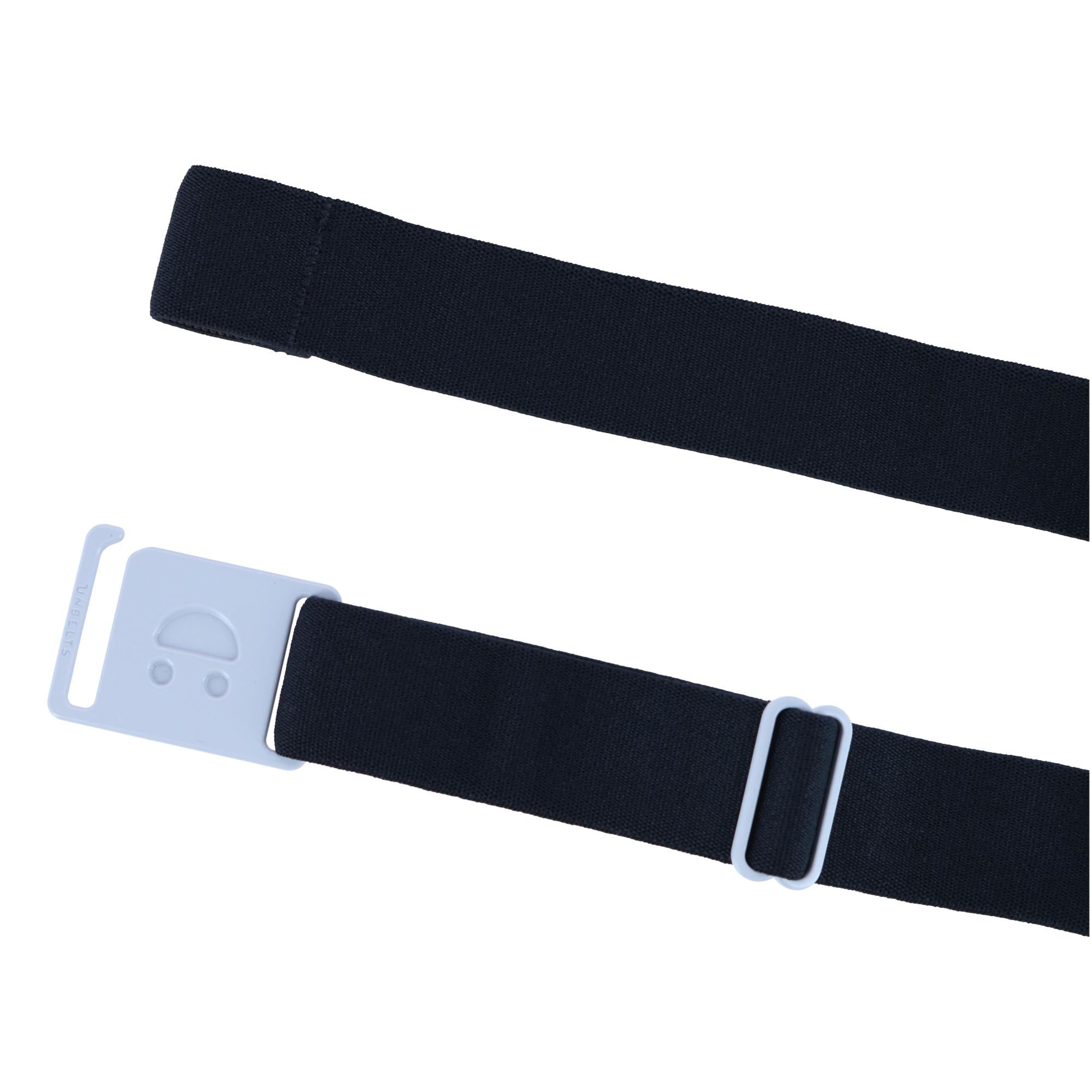 Unbelts Kid's Smile Buckle 10-Year Stretch Belt - Black