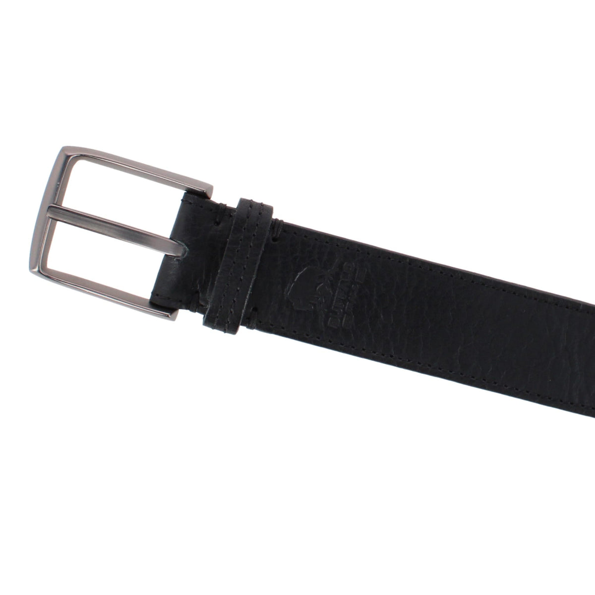 Buffalo Trails Men's 1.5 Inch Buffalo Leather Casual Belt - Black