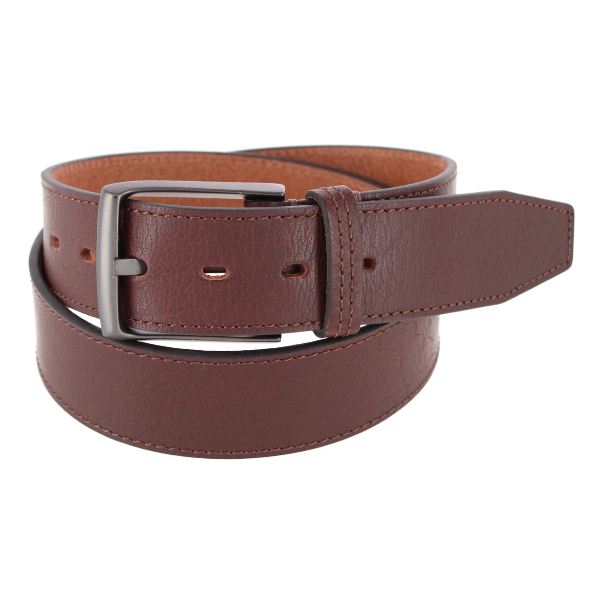 Buffalo Trails Men's 1.5 Inch Buffalo Leather Casual Belt
