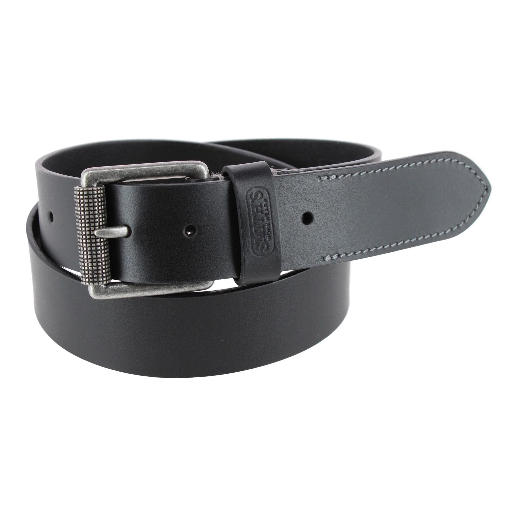 Smith's Workwear Men's Roller Buckle Leather Work Belt