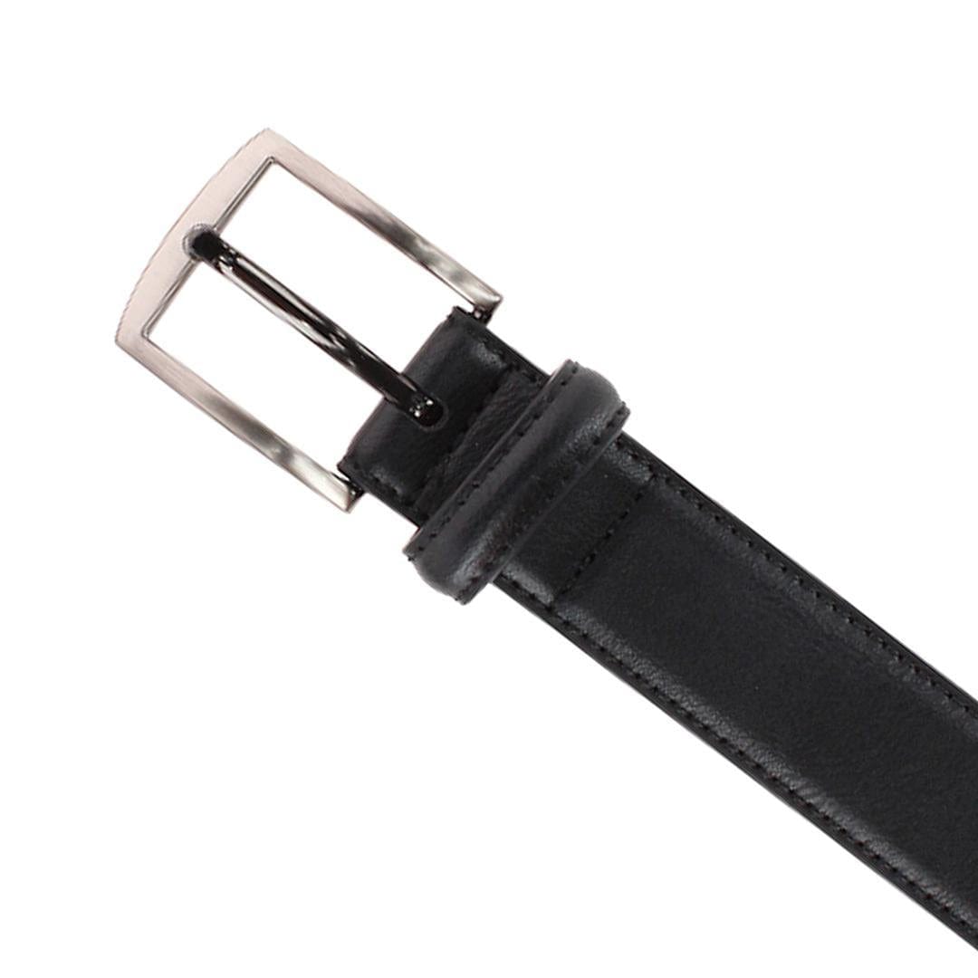 James Campbell Boy's Classic Dress Belt - Black