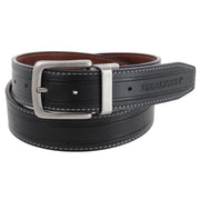 Men's 35mm Cut Edge Reversible Belt with Shot Gun Shell Buckle