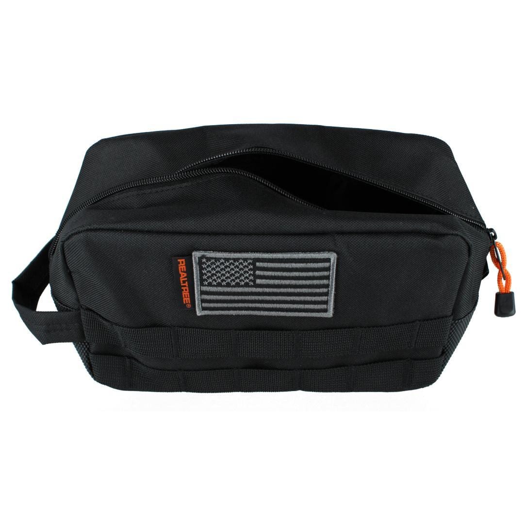 Realtree Men's American Flag Travel Kit - Black