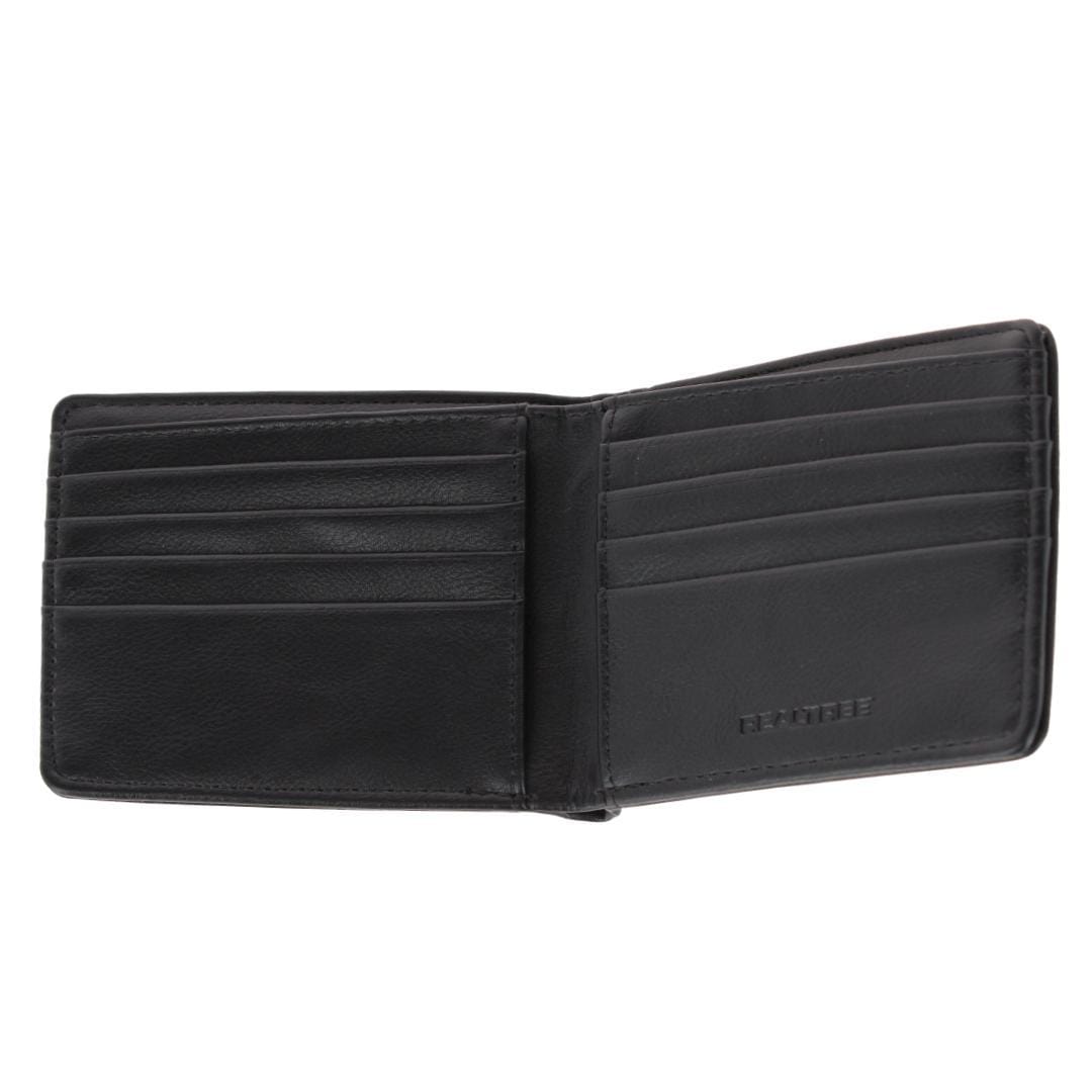 Realtree Men's Single Stitch Bifold Wallet - Black