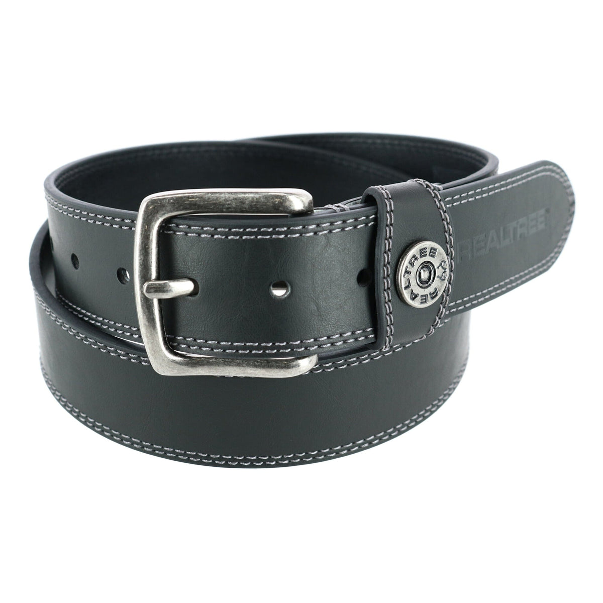 Realtree Men's Shotgun Shell Keeper Belt - Black