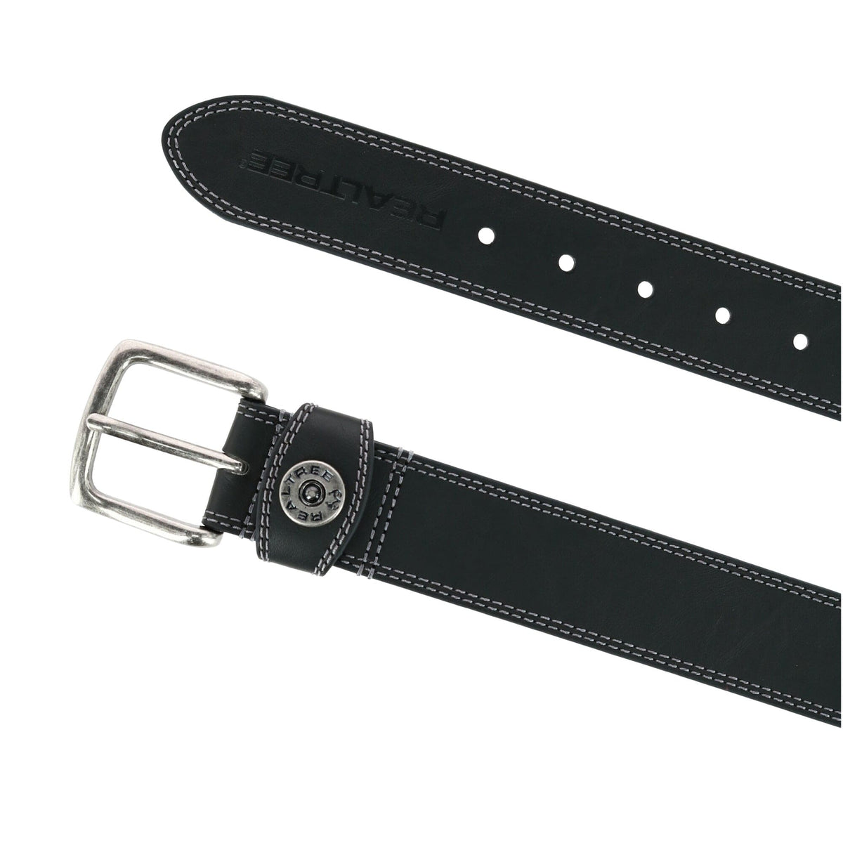 Realtree Men's Shotgun Shell Keeper Belt - Black