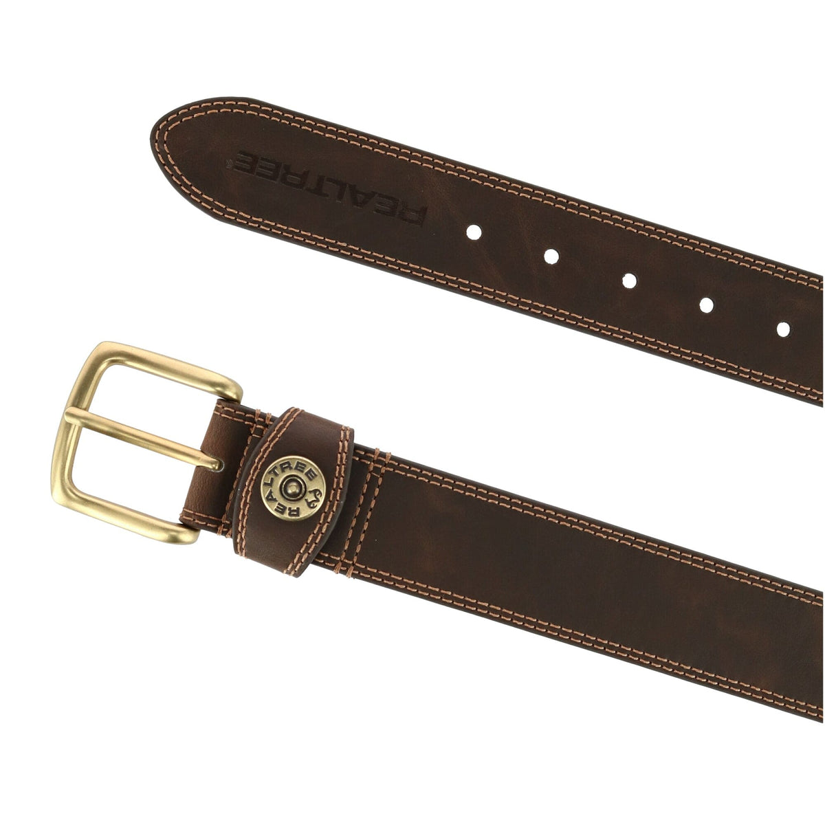 Realtree Men's Shotgun Shell Keeper Belt - Brown