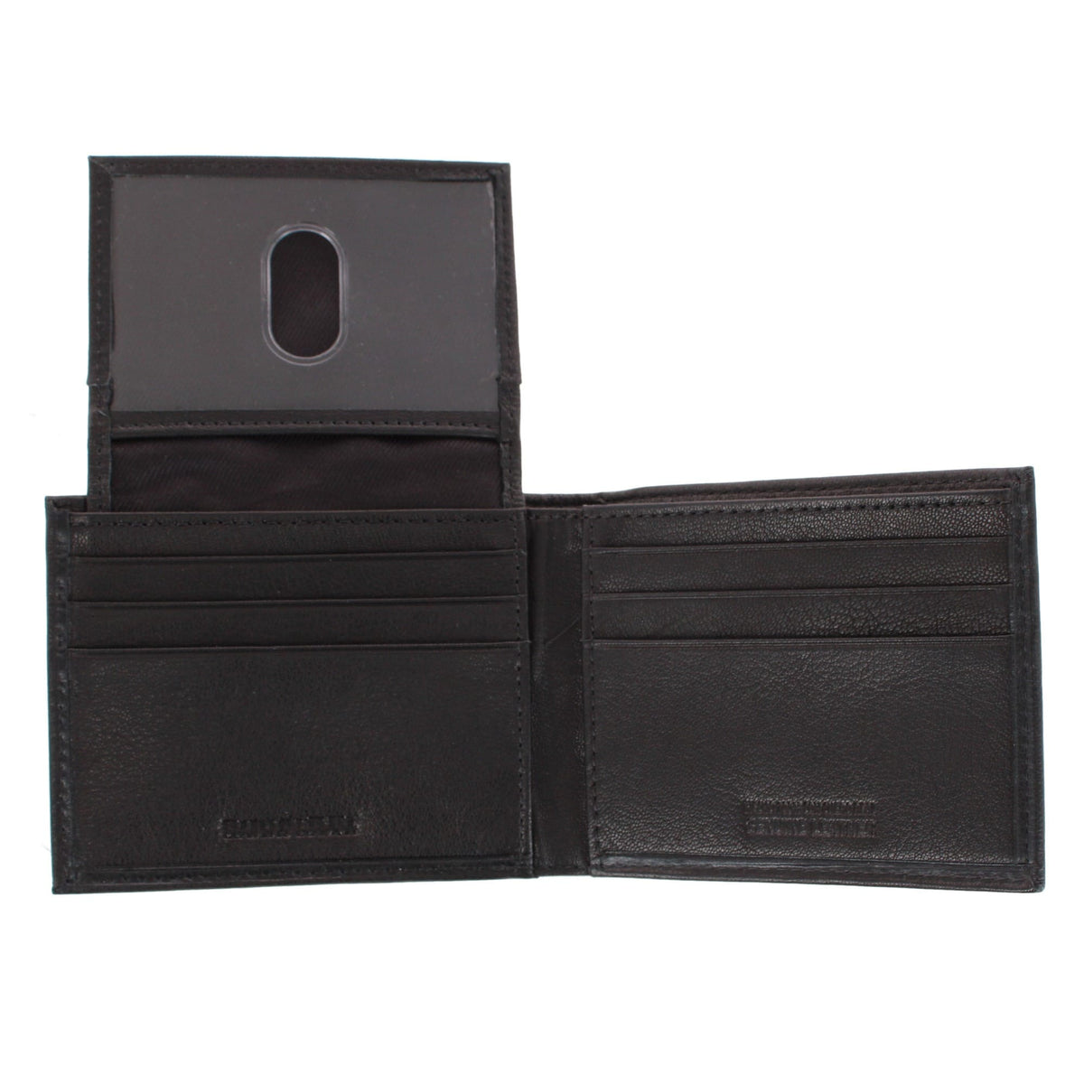 SuperBilt Work Wear Men's Built Tough Leather Bifold Wallet - Black