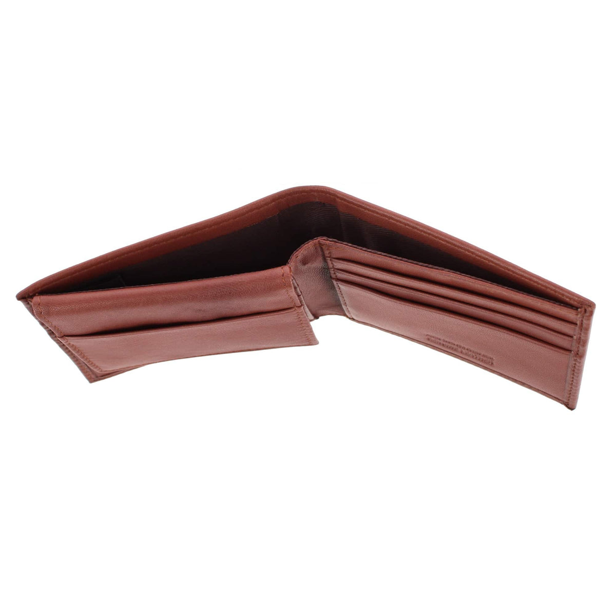 SuperBilt Work Wear Men's Built Tough Leather Bifold Wallet - Cognac