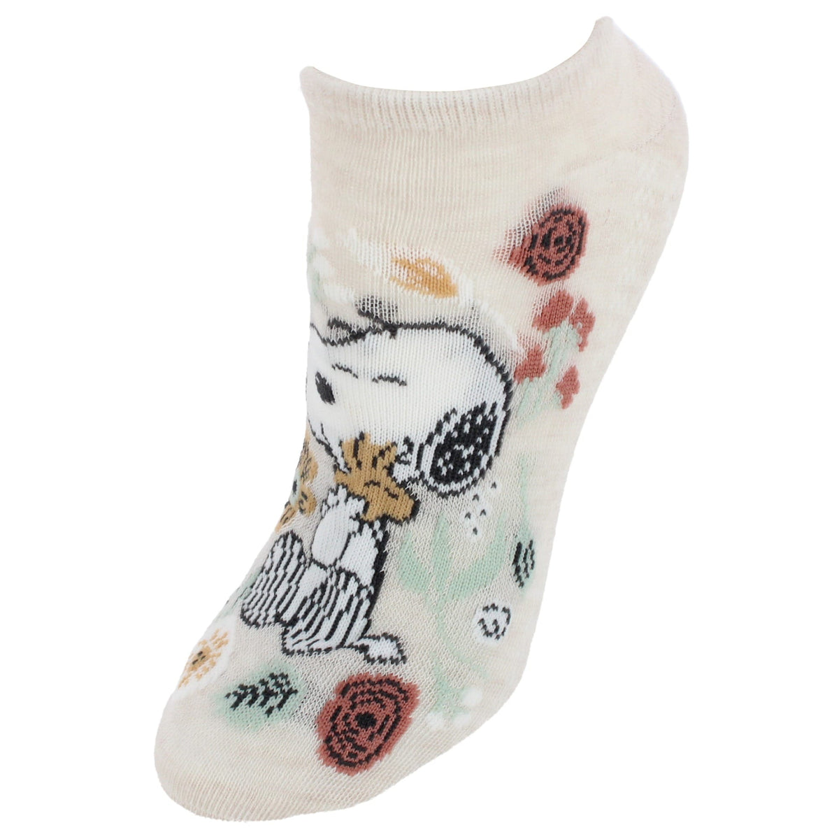 U.P.D., INC Women's Peanuts Snoopy No Show Socks (3Pack) - Multiple