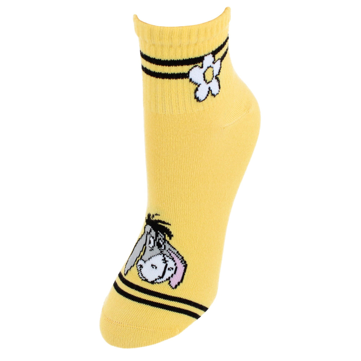 U.P.D., INC Women's Winnie the Pooh Mid Crew Socks (2 Pack) - Multiple