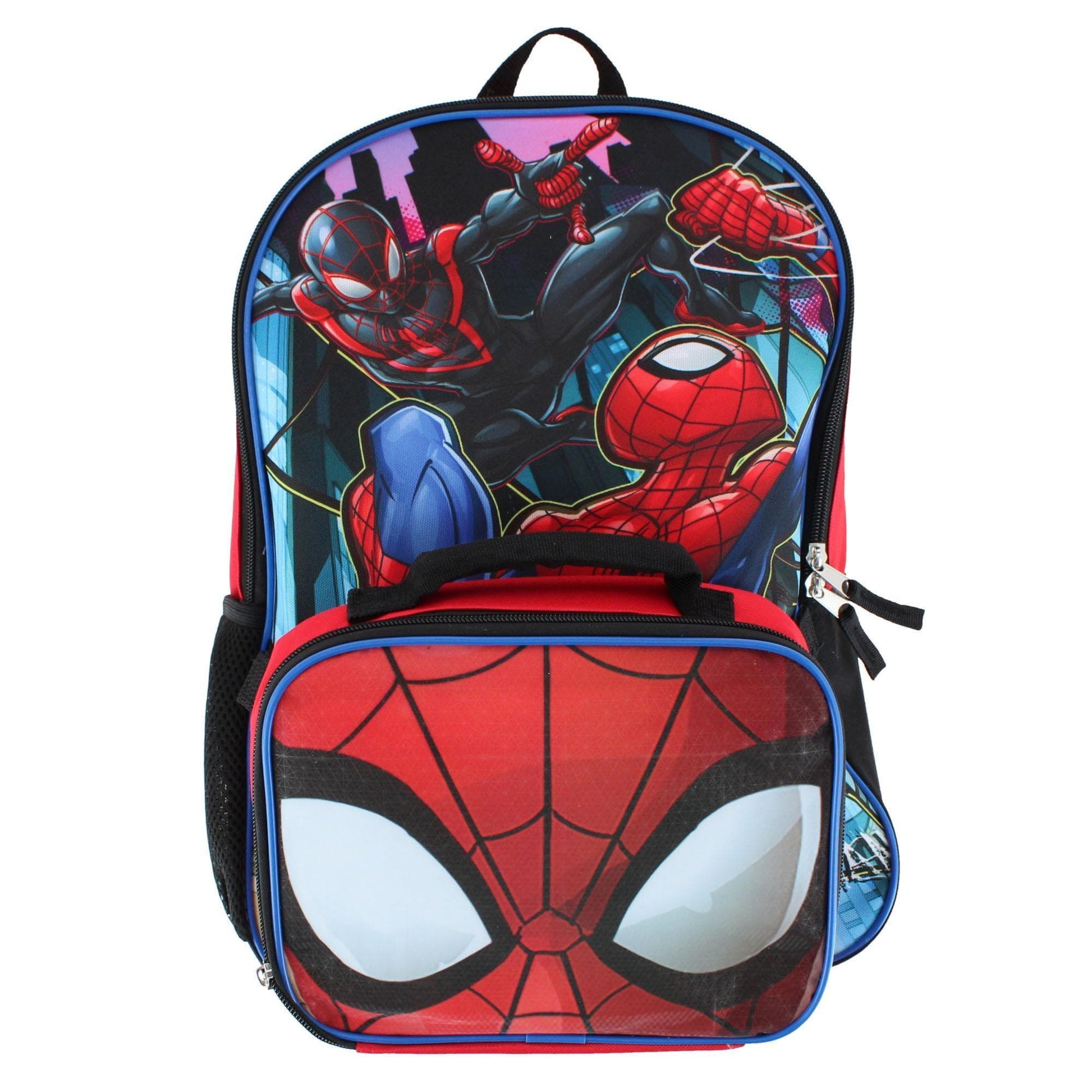 U.P.D., INC Boy's Spiderman 16 Inch Backpack Set with Lunchbox - Boy's Spiderman 16 Inch Backpack Set with Lunchbox