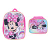 Girl's Disney Minnie Mouse 16-Inch Backpack with Lunch Bag