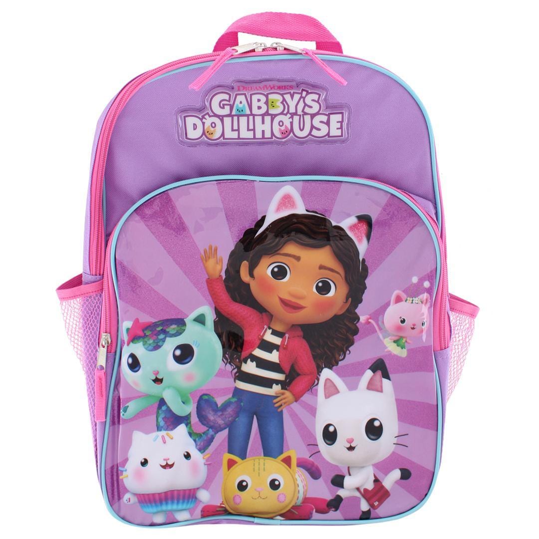 U.P.D., INC Girl's Gabby's Dollhouse and Friends 16 Inch Backpack - Purple