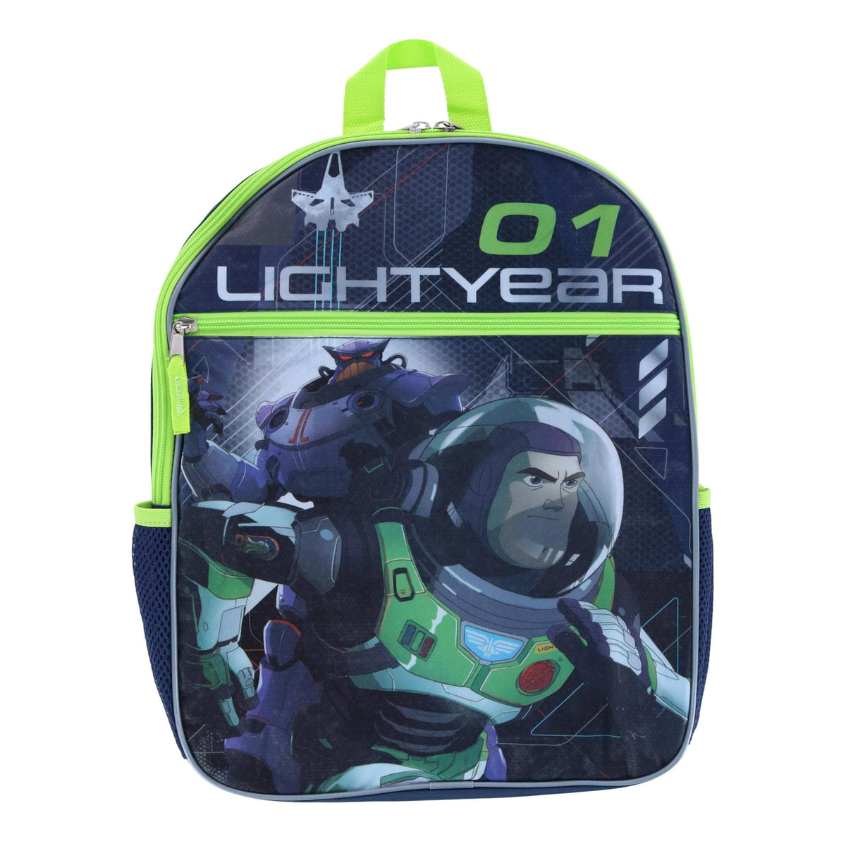 Disney Boy's Buzz Lightyear 16-Inch Backpack with Side Pockets - Black