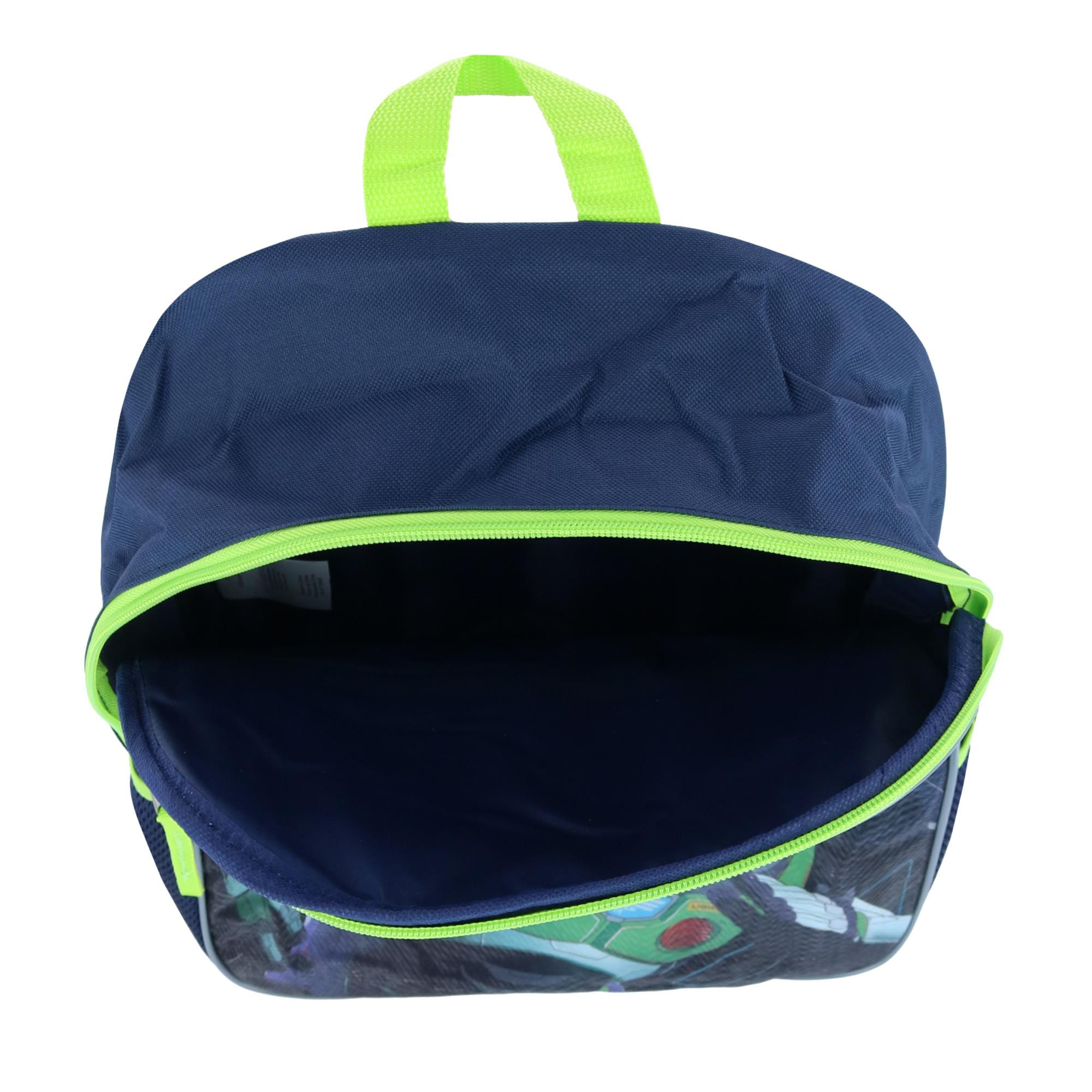 Disney Boy's Buzz Lightyear 16-Inch Backpack with Side Pockets - Black