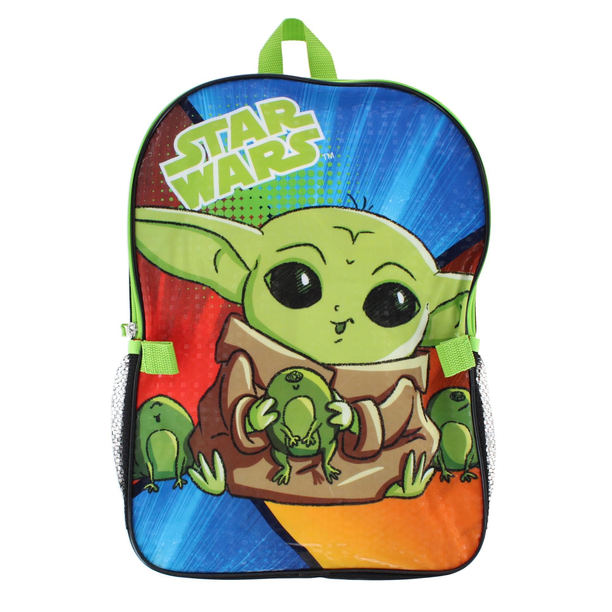 U.P.D., INC Kids Star Wars 16 Inch Grogu Backpack Set - Black