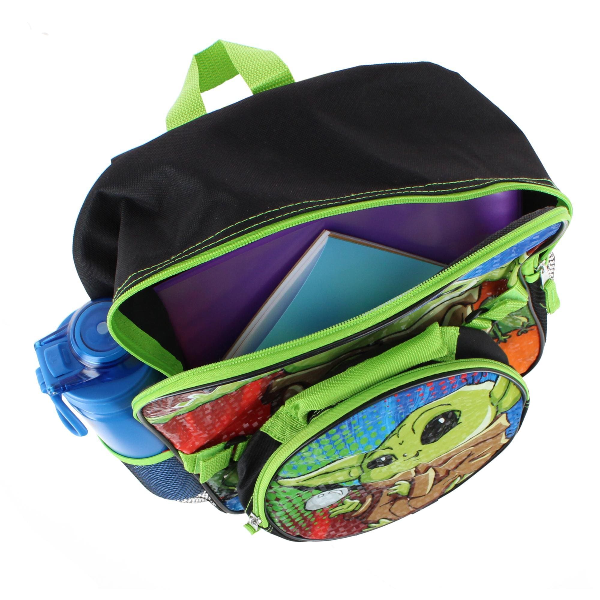 U.P.D., INC Kids Star Wars 16 Inch Grogu Backpack Set - Black
