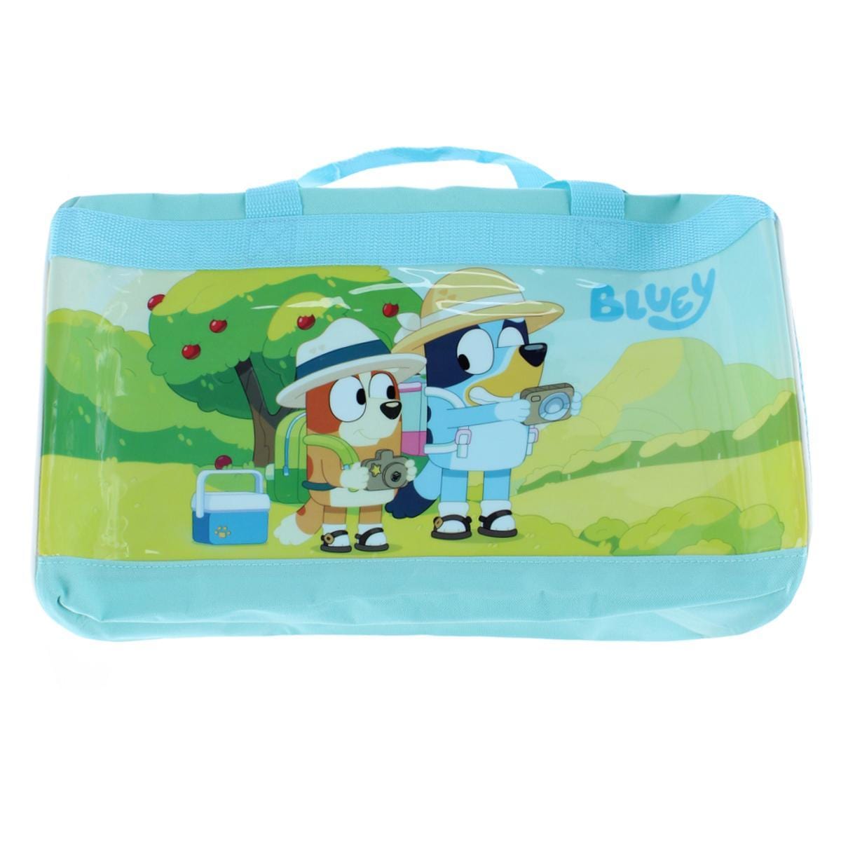 U.P.D., INC Kid's Bluey and Bingo Vacation Duffle Bag - Light Blue