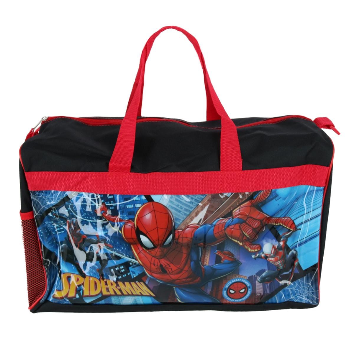 U.P.D., INC Kids Spiderman Duffle Bag - Black