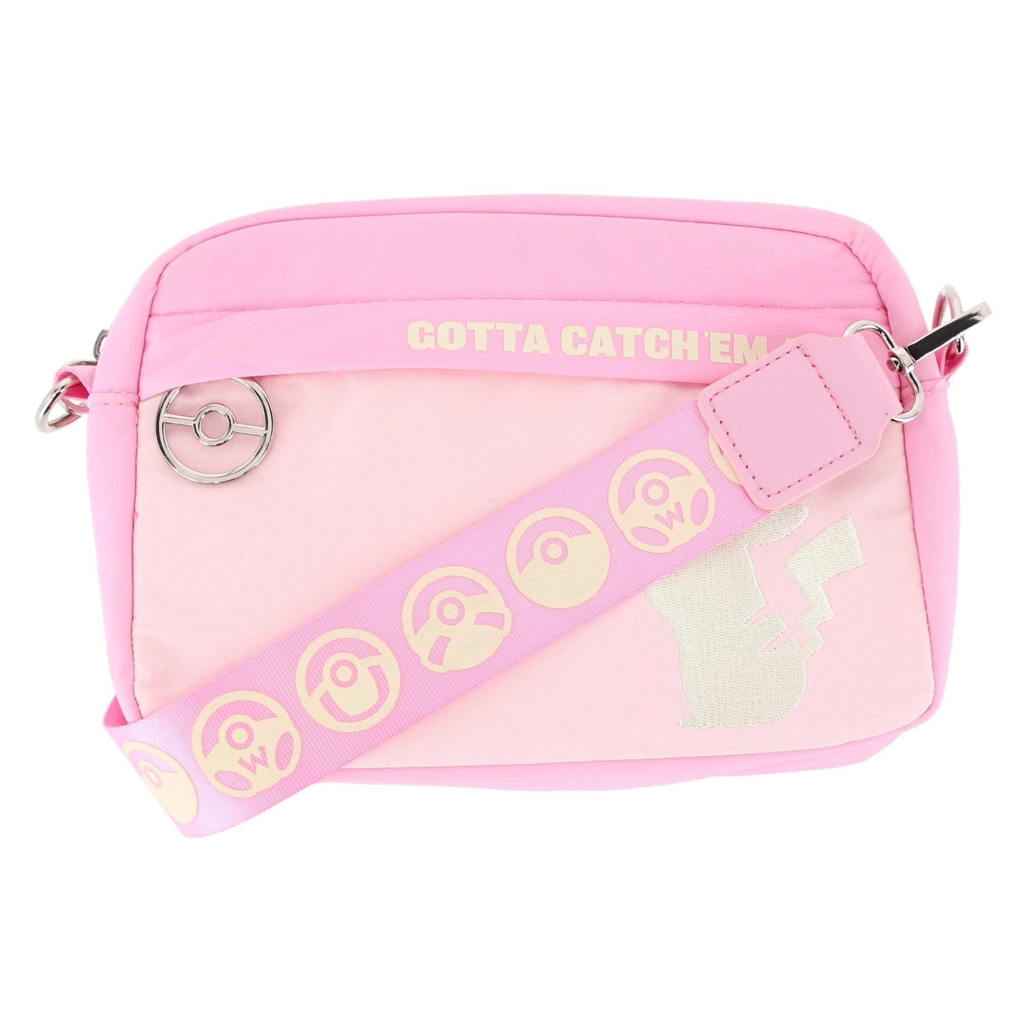CTM® Young Adult Pink Pikachu Crossbody Adjustable Belt Bag - Pink