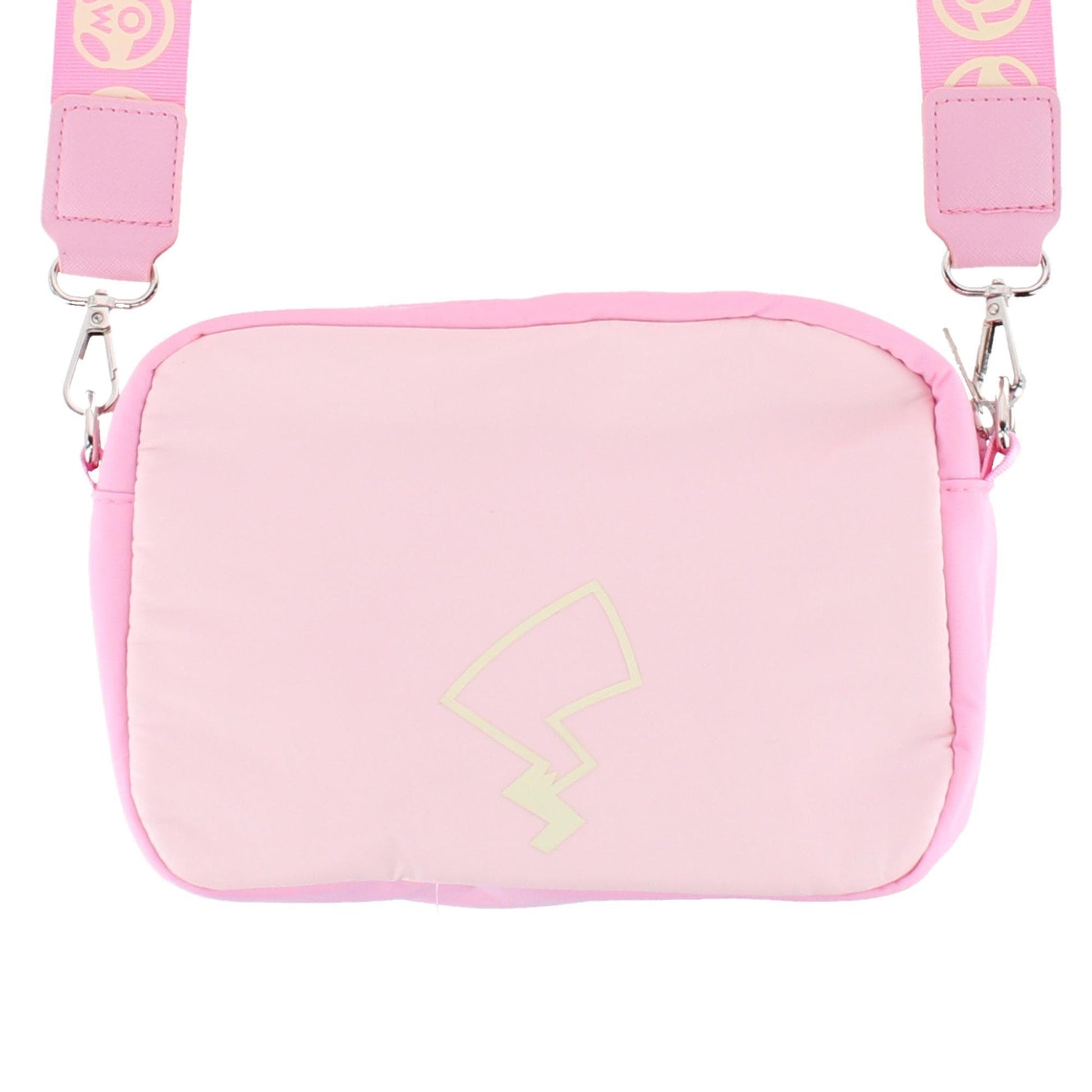 CTM® Young Adult Pink Pikachu Crossbody Adjustable Belt Bag - Pink
